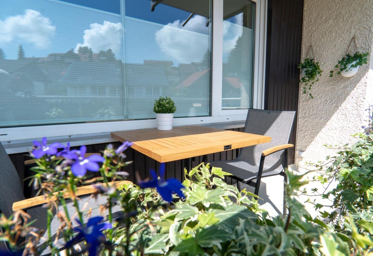 Ferienwohnung Bergpfote - Hund Herzlich Willkommen Scheidegg Exterior foto